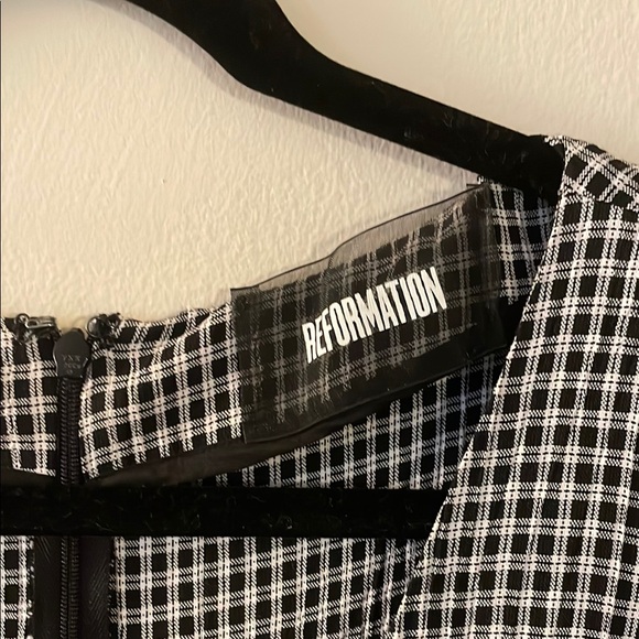 Reformation gingham check mini dress - Picture 2 of 7